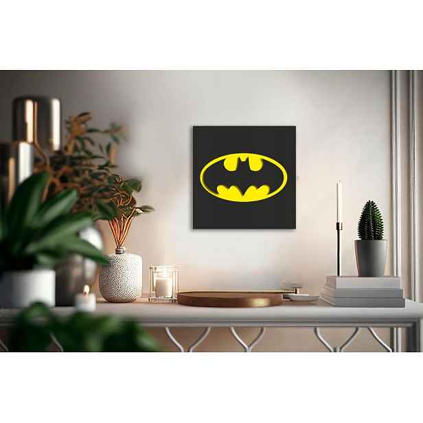 Batman logo dřevěný obraz marvelová dekorace