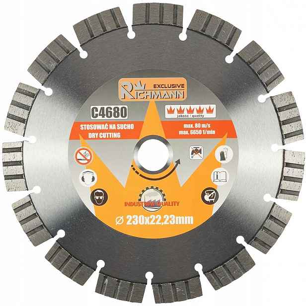 Richmann Diamantový Kotouč Pro Betonu 230 MM C4680