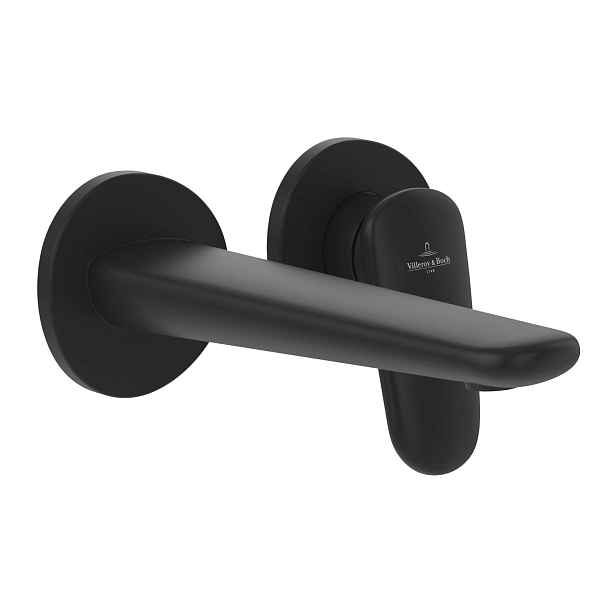 Villeroy & Boch Antao - Umyvadlová baterie pod omítku, 2-otvorová instalace, matná černá TVW111002001K5