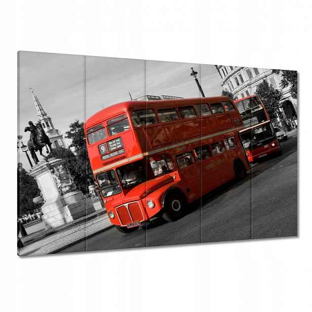 Obrazy 100x70 Červený autobus Londýn