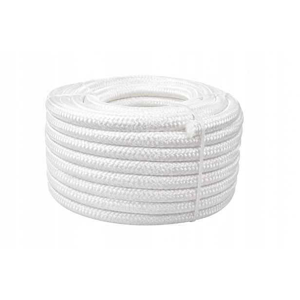 Bavlněné lano 14 mm x 10 m pro makramé, křesla a houpačky, zahradu. Silné, ekologické