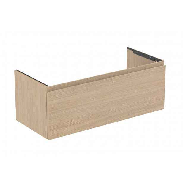 Ideal Standard Finesse - Umyvadlová skříňka, 100x44x38 cm, 1 zásuvka, bílý dub E3384US