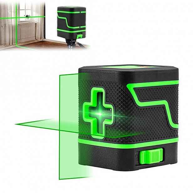 Křížový Laser, Rovinná Laserová Vodováha Zelená Stativ