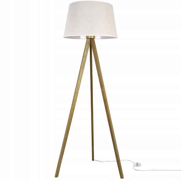 Stojací Podlahová Lampa Trojnožka S Stínítkem Juta Boho Do Ložnice Obývacího Pokoje Pl
