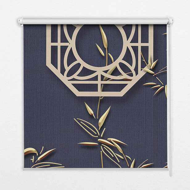 TULUP VNITŘNÍ roleta - okenní roleta - roleta - 60x140 cm - Jezero za květinami