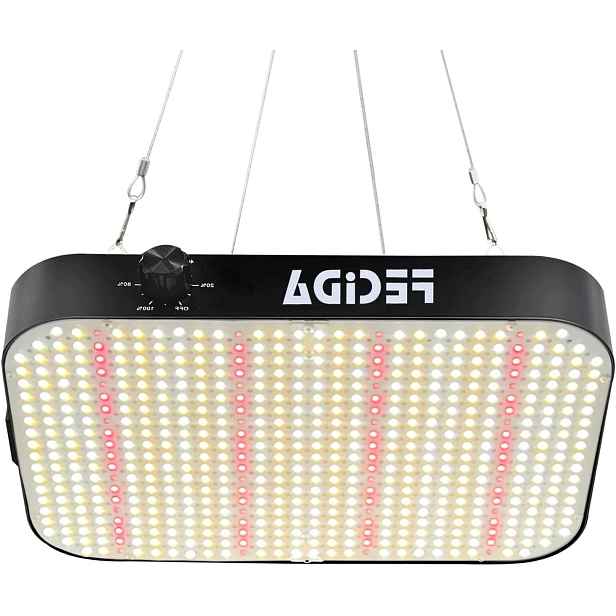 Závěsná lampa Grow pro pěstování rostlin FECiDA 65 W, plné spektrum, stmívatelná