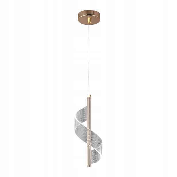 Závěsná lampa zlatá na glamour lankách, moderní Led 4W, moderní, 4000K