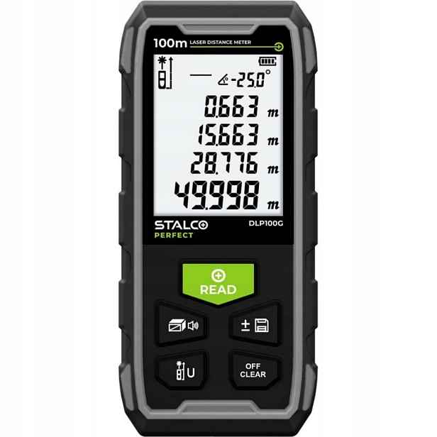 Dálkoměr laserový, DLP100G 100 m, Stalco