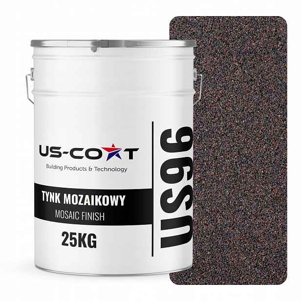 Mozaiková Omítka Mozaika 25 Kg Hnědá Tmavá M83 Ozdobná Pryskyřičná Fasáda