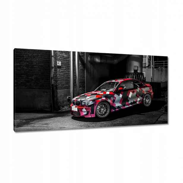 Obrazy 115x55 Červené Bmw