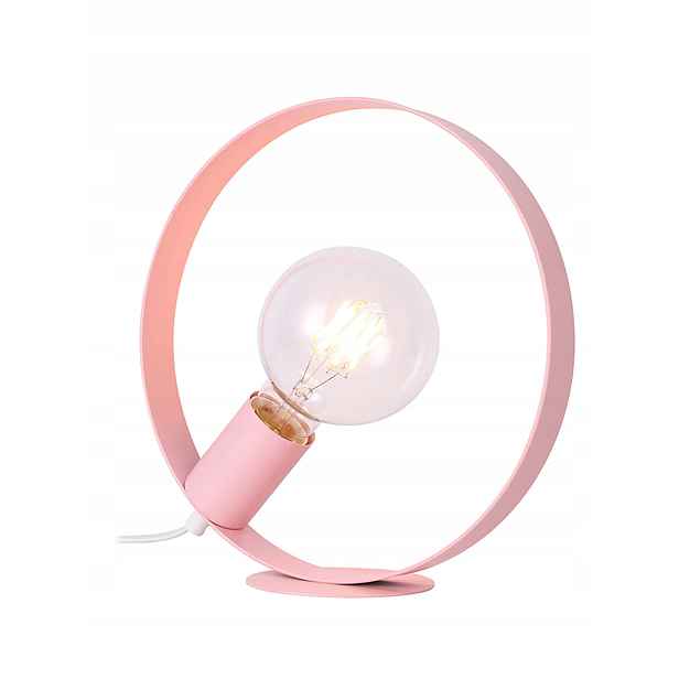 Stolní lampa noční koule růžová Candellux