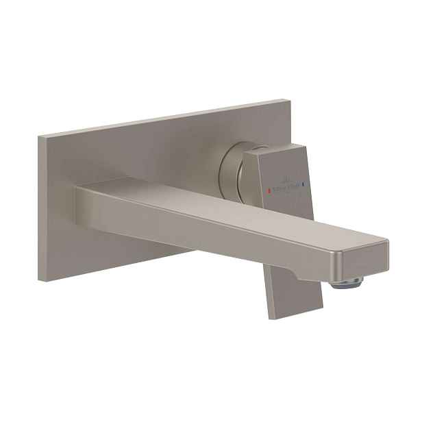 Villeroy & Boch Architectura Square - Umyvadlová baterie pod omítku, matný kartáčovaný nikl TVW12500300164