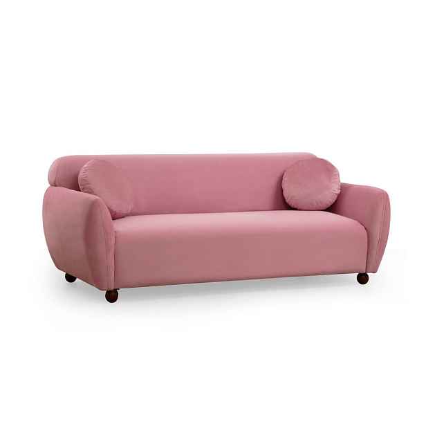 Hanah Home Třímístná pohovka Eddy 223 cm růžová