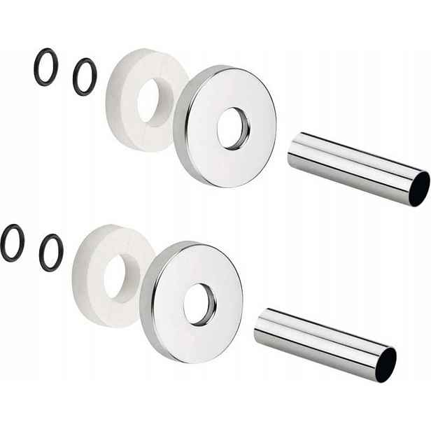 Sapho - Set krycích rozet, broušená nerez CP6535