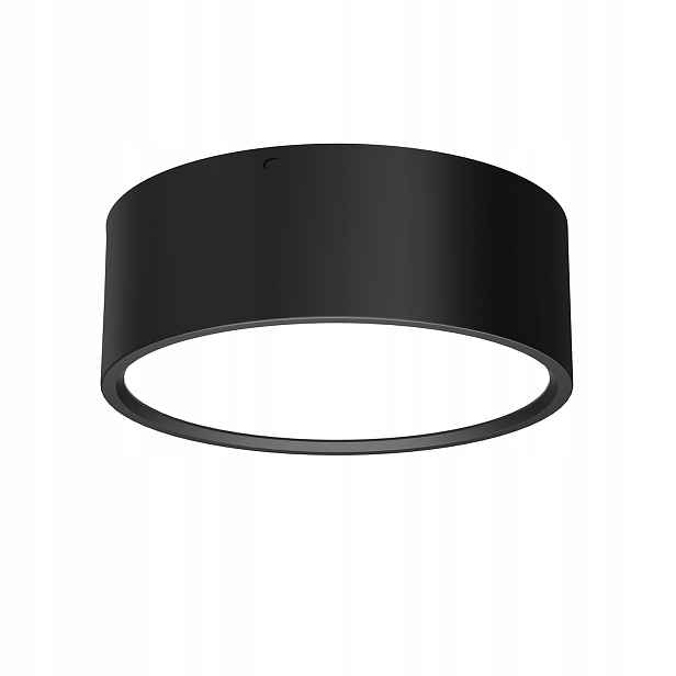 Stropní bodové Led svítidlo černé kulaté 16 cm 4000K spot Luminex