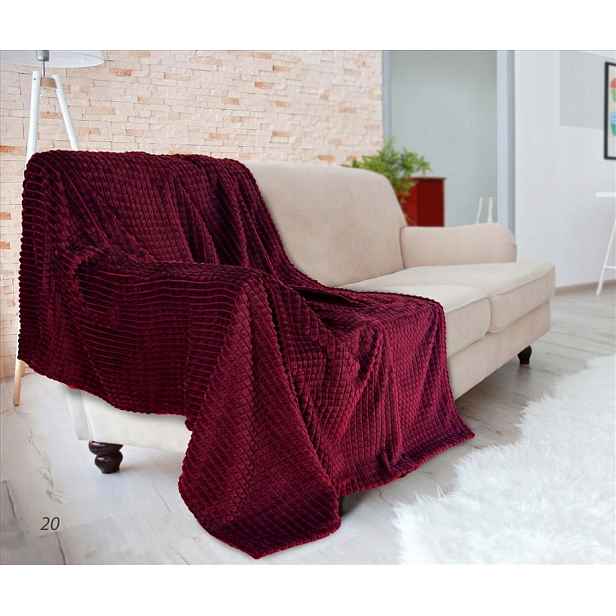 Deka Diamond, vel 150 x 200 cm, bordó, Matex