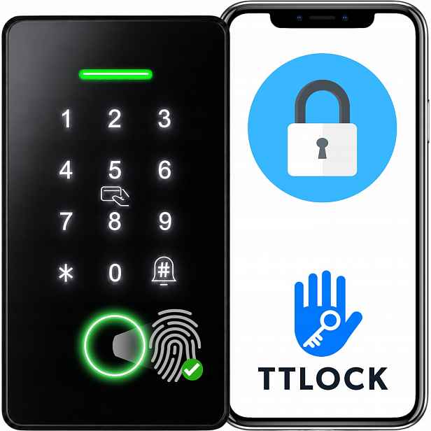Elektronický Kódový Zámek Na Dveře Branky S Vnějším Kódem Rfid Ttlock