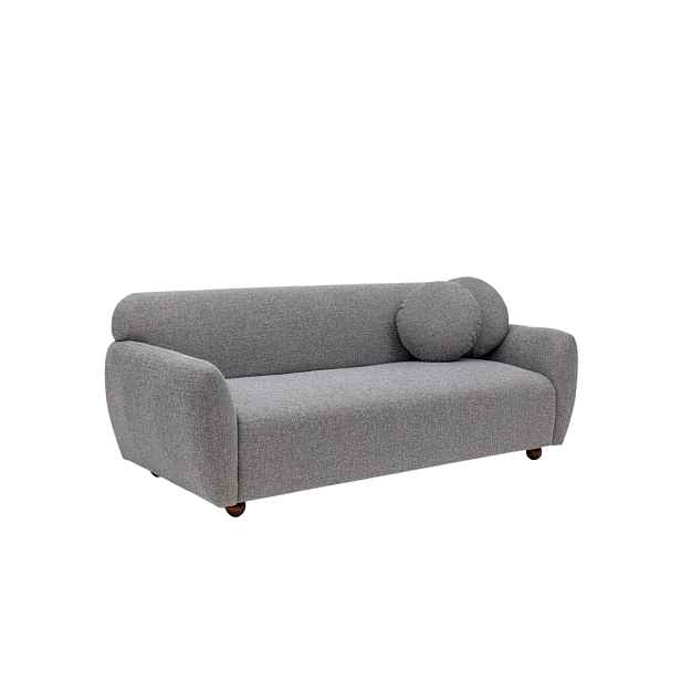 Hanah Home Třímístná pohovka Eddy 223 cm světle šedá