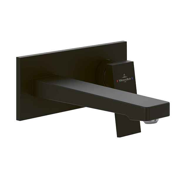 Villeroy & Boch Architectura Square - Umyvadlová baterie pod omítku, matná černá TVW125003001K5