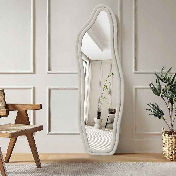 Zrcadlo Caluself ADJ-036 delfín bílý 160 × 50 cm