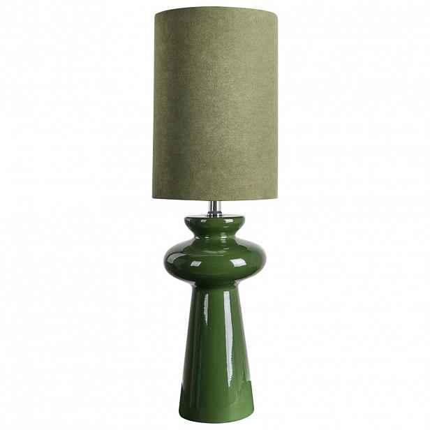 Beliani STOLNÍ LAMPA Zelená Oteros