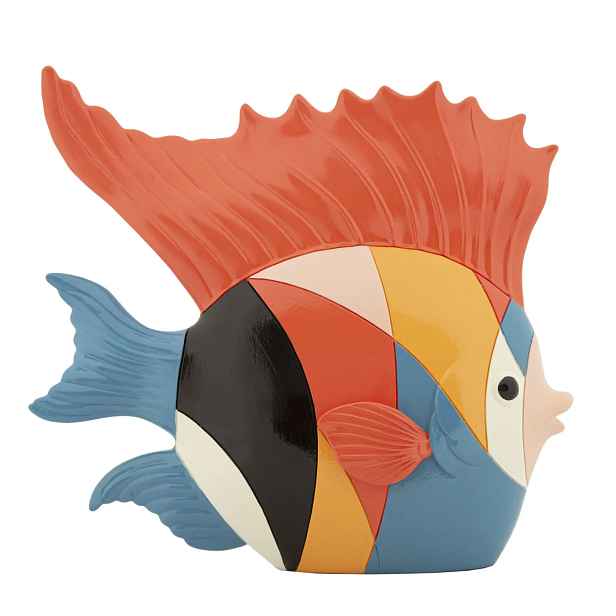 Mauro Ferretti Dekorace Fish Rubic 28 cm vícebarevná
