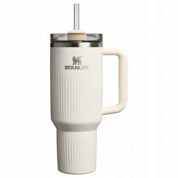 Nerezový tumbler Quencher H2.O Fluted 1180ml Stanley Cream Gloss