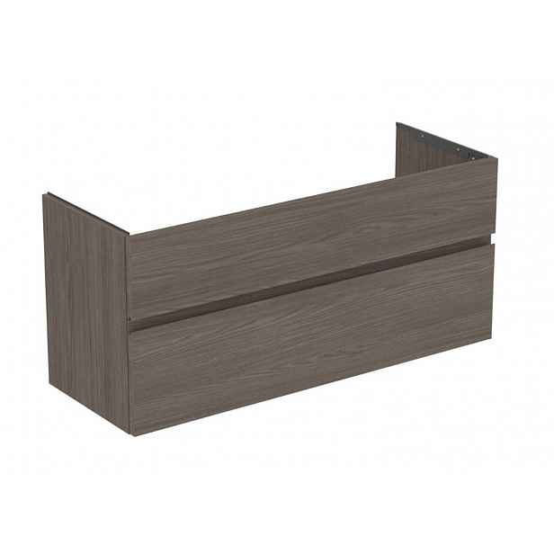 Ideal Standard Finesse - Umyvadlová skříňka, 120x44x55 cm, 2 zásuvky, Dark Elm E3385UR