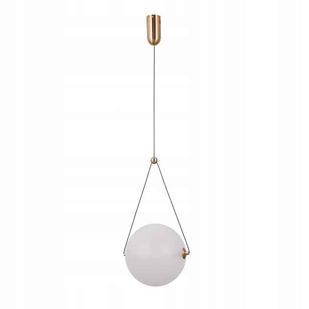 Rastia Italux Závěsná lampa Zlatá opálová Led 12W 1300lm 3000K