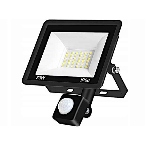 Halogenová venkovní lampa na garáž 30W IP65 detektor
