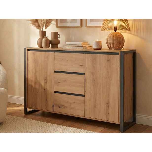 Komoda se zásuvkami Denver, dub artisan/antracit