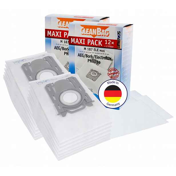 24x Sáčky Do Vysavače Philips Electrolux Aeg S-bag Scanpart Filtry