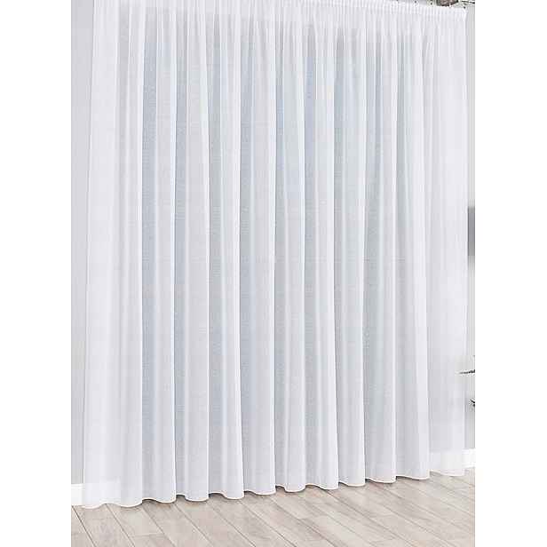 Hotová Turecká Záclona 350X180 Voál Francouzský Sable S Olovem A Páskou