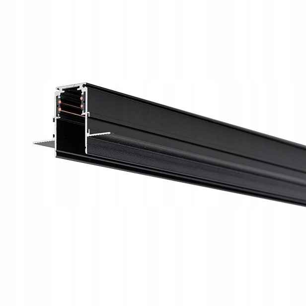 Magnetic Track 2M Podomítkový černý magnetický kabel 200 cm