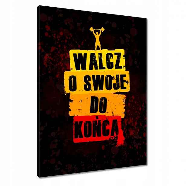 Obrazy 60x80 Bojuj o své až do konce