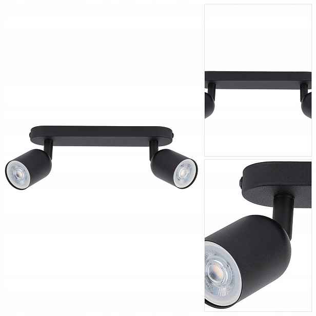 Stropní svítidlo Top černá, originální tvar do předsíně Tk Lighting