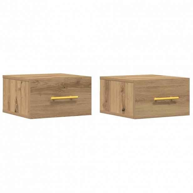 vidaXL Noční skříňka 2 ks 35 x 35 x 20 cm Kompozitní dřevo