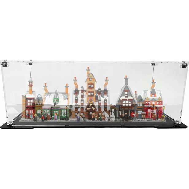 Vitrína s černou základnou pro stavebnici Lego 76457 Harry Potter Hogsmeade