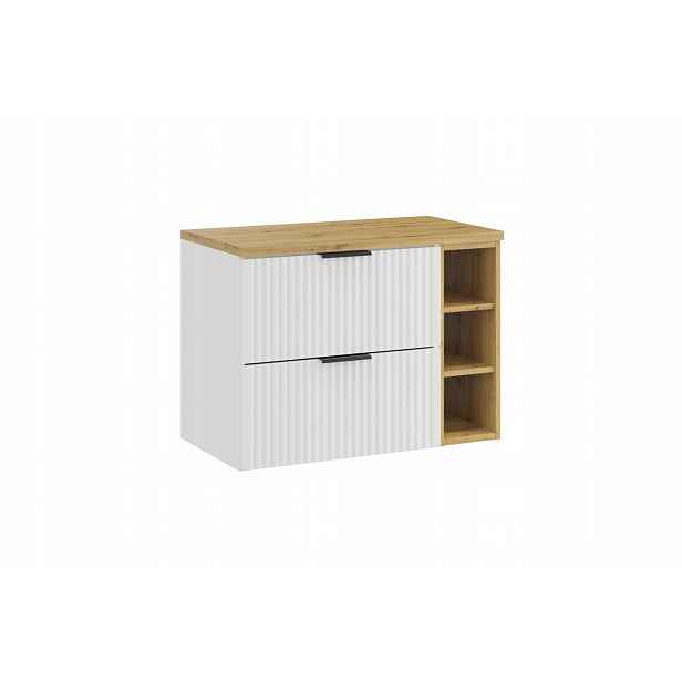 Zestaw meblowy 80cm z blatem, Adel White