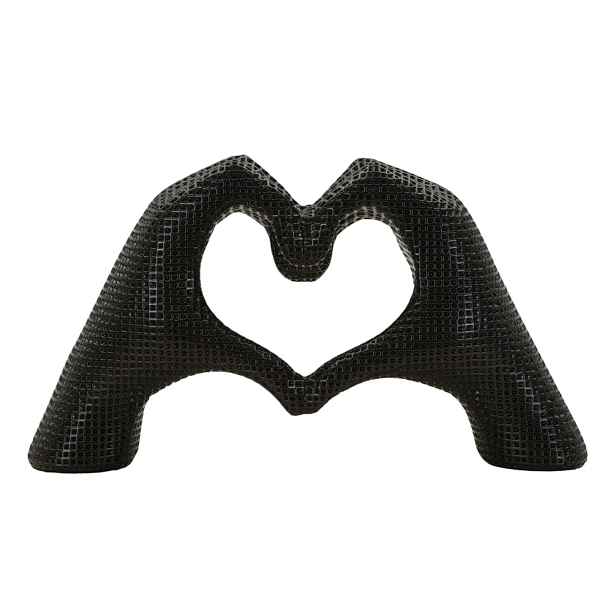 Mauro Ferretti Dekorace Hands Lover 25 cm černá