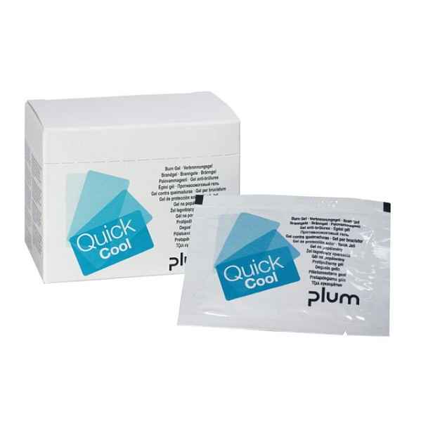 Plum Safety Plum QuickCool chladivý a bolest tišící gel na popáleniny bal. 18ks