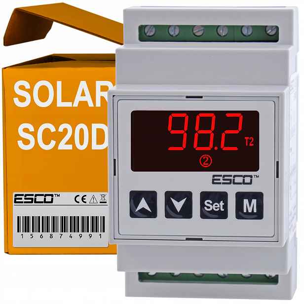 Termostat pro solární kolektor Solar senzory Bonus