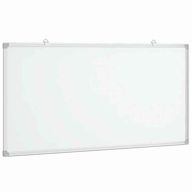 vidaXL Magnetická tabule 100 x 50 x 1,7 cm hliník