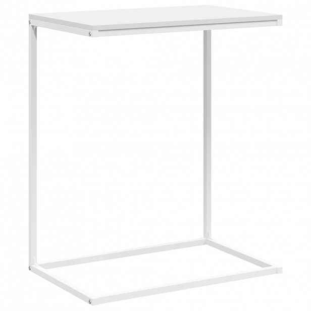 vidaXL Odkládací stolek bílý 55 x 35 x 66 cm kompozitní dřevo
