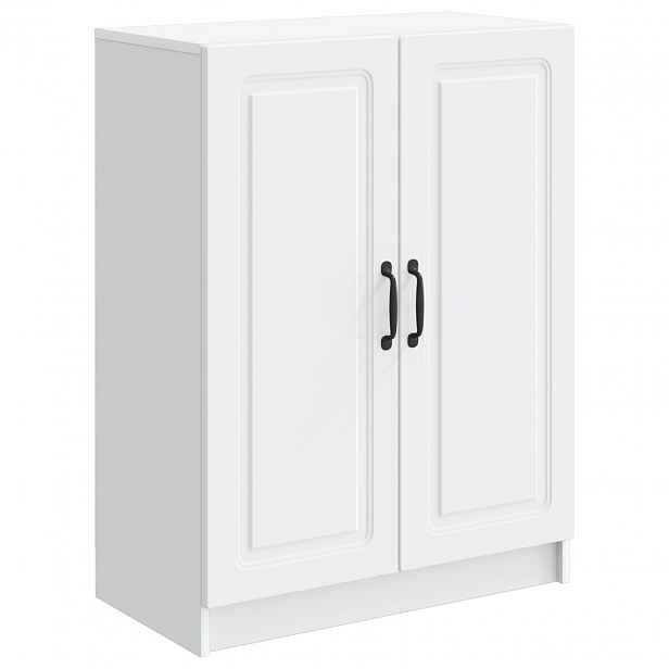vidaXL Servírovací skříň Bílá 66 x 34,5 x 87 cm Kompozitní dřevo