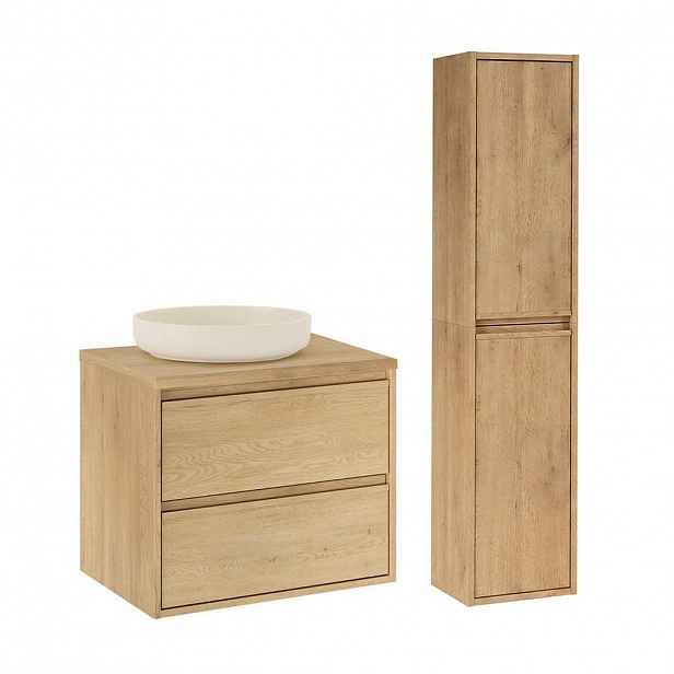 Petits-meubles KOUPELNOVÝ NÁBYTEK 60cm Edmé 2er-Set Dřevo