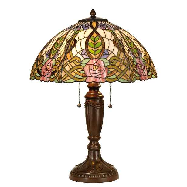 Stolní lampa Tiffany Rose - Ø 47*61cm Clayre & Eef