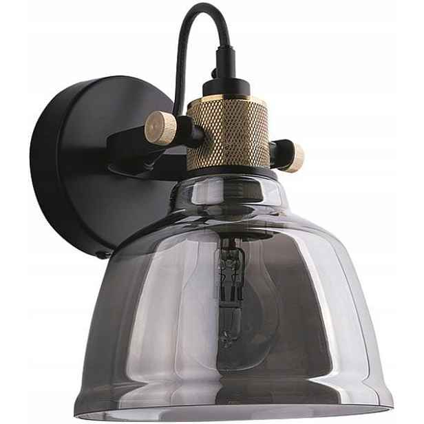 Nástěnné Led svítidlo Nowodvorski Amalfi Stříbrné Sklo 1x60W Nowodvorski