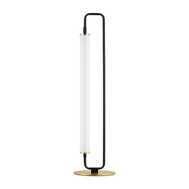 Bílá/matně černá kovová LED stolní lampa (výška 68 cm) Wetro – Nova Luce