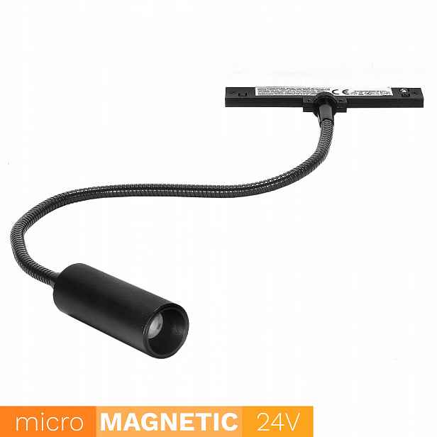 Flexibilní lampa pro magnetické lišty UN5-YDL20 Micro Magnetic 3W 4000K